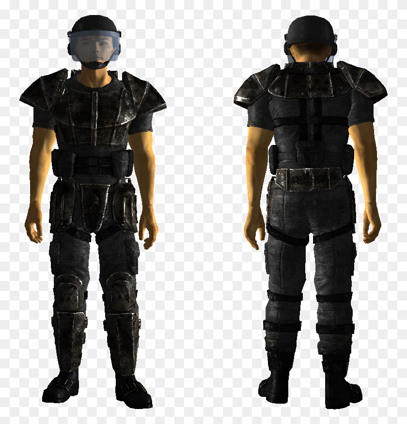 761x815 Rivet City Security Uniform Chinese Stealth Armor, Helmet, Clothing, Apparel Descargar Hd Png