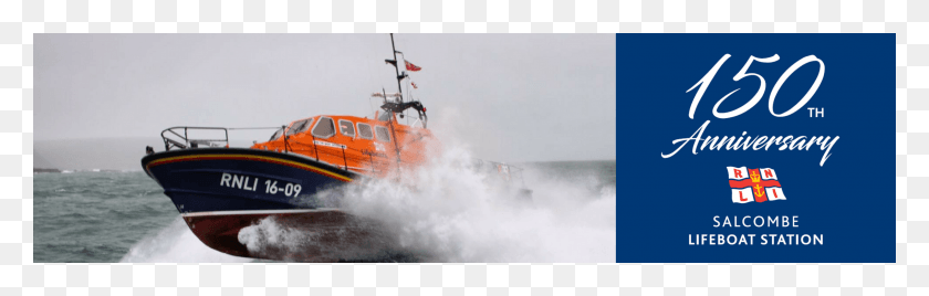 2268x605 Rnli Salcombe Pilot Boat, Coast Guard, Military, Vehicle HD PNG Download