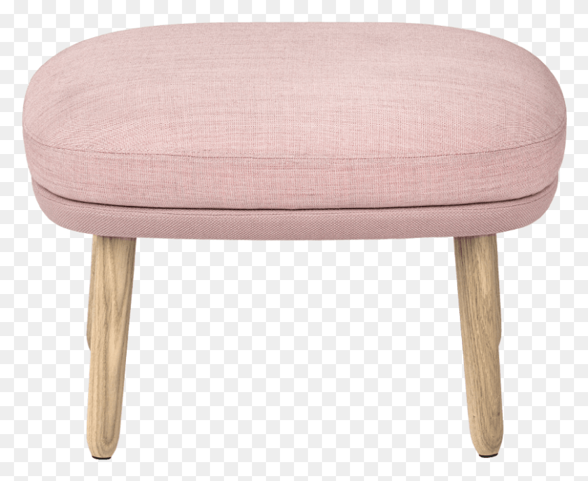 806x648 Ro Footstool Designers Selections Pale Pink Wooden Pink Footstool, Furniture, Ottoman, Chair HD PNG Download