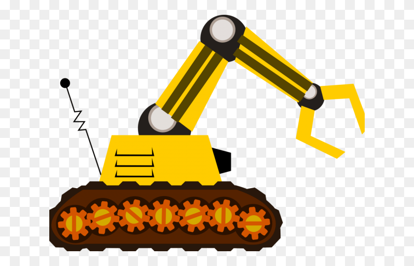 640x480 Road Clipart Robot Clipart Machines, Tractor, Vehicle, Transportation HD PNG Download