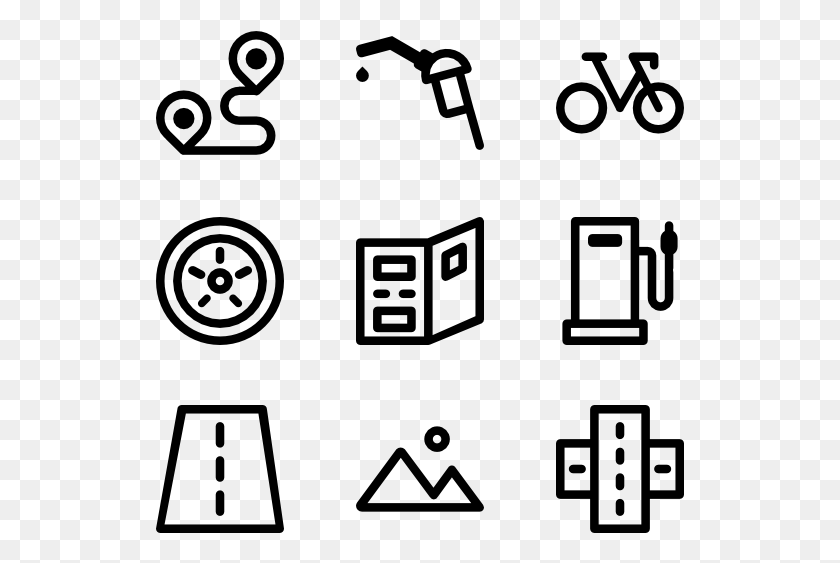 529x503 Road Elements Transparent Background Math Icons, Gray, World Of Warcraft HD PNG Download