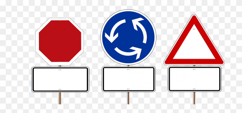 959x410 Road Sign Stop Shield Attention Traffic Sign Transparency Road Sign Effect, Symbol, Sign HD PNG Download