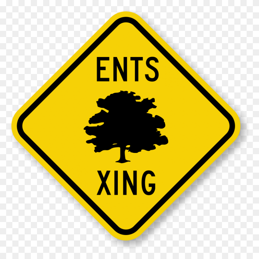 800x800 Дорожные Знаки Средиземья Вомбат, Пересекающий Знак, Дорожный Знак, Символ Hd Png Скачать