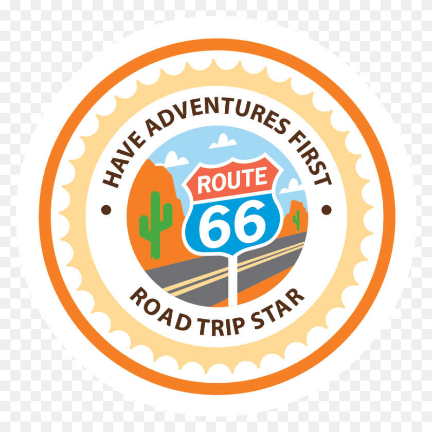 841x841 Road Trip Sticker White Drug Free Community, Logo, Symbol, Trademark HD PNG Download