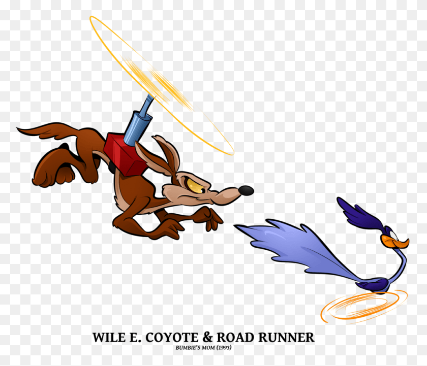 999x847 El Coyote Y El Correcaminos, Ave, Animal, Frisbee Hd Png