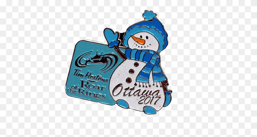 421x387 Roar Of The Rings Lapel Pin Snowman Cartoon, Nature, Outdoors, Snow HD PNG Download