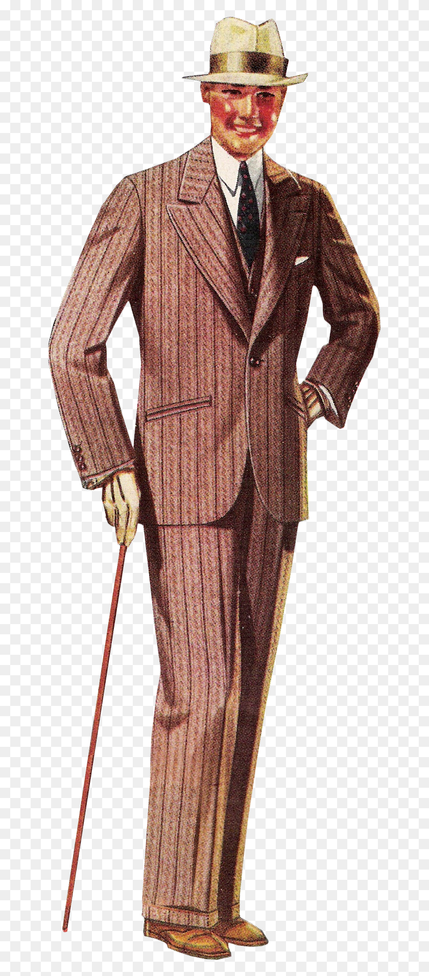 653x1848 Roaring Twenties Men39s Hats Roaring 2039s Pinstripe Suit 1920s, Clothing, Apparel, Overcoat HD PNG Download