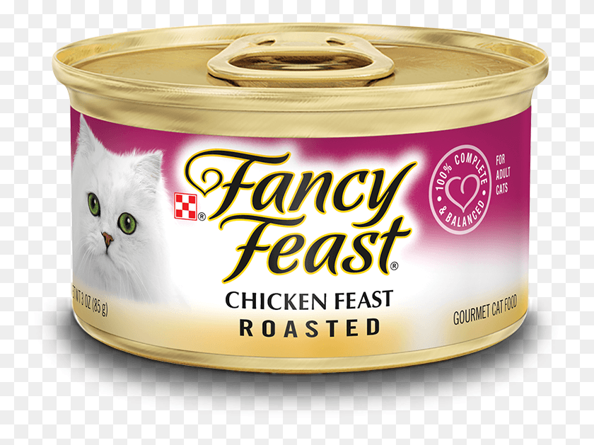 772x569 Roasted Chicken Feast Cat Food Wet, Tin, Can, Canned Goods HD PNG Download