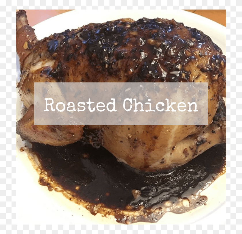 735x753 Roasted Chicken Foie Gras, Roast, Food, Burger HD PNG Download