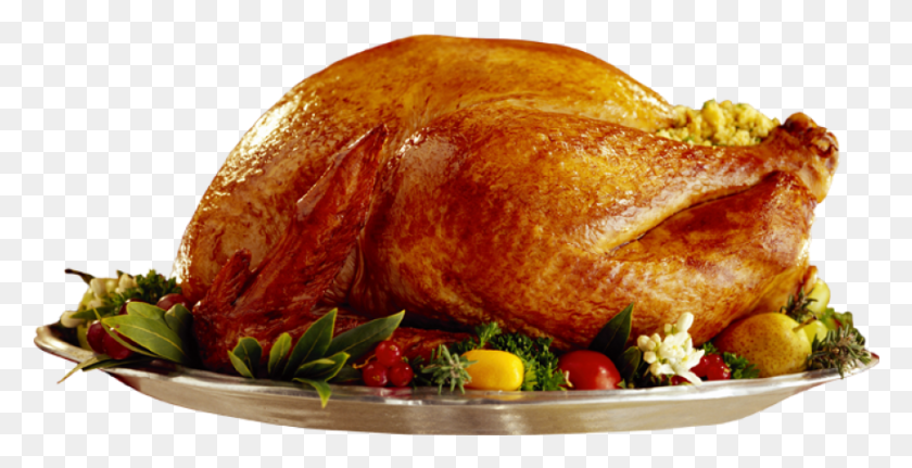 867x413 Roasted Turkey Transparent Turkey Dinner, Food, Supper, Meal HD PNG Download