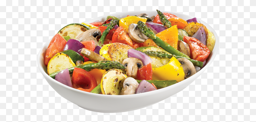 600x343 Roasted Vegetables Roasted Vegetables Transparent, Dish, Meal, Food HD PNG Download