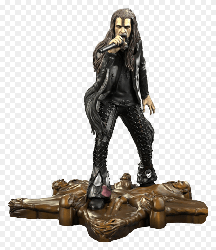 788x922 Descargar Png Rob Zombie Rock Iconz Estatua De Escala 19, Figurilla, Persona, Humano Hd Png