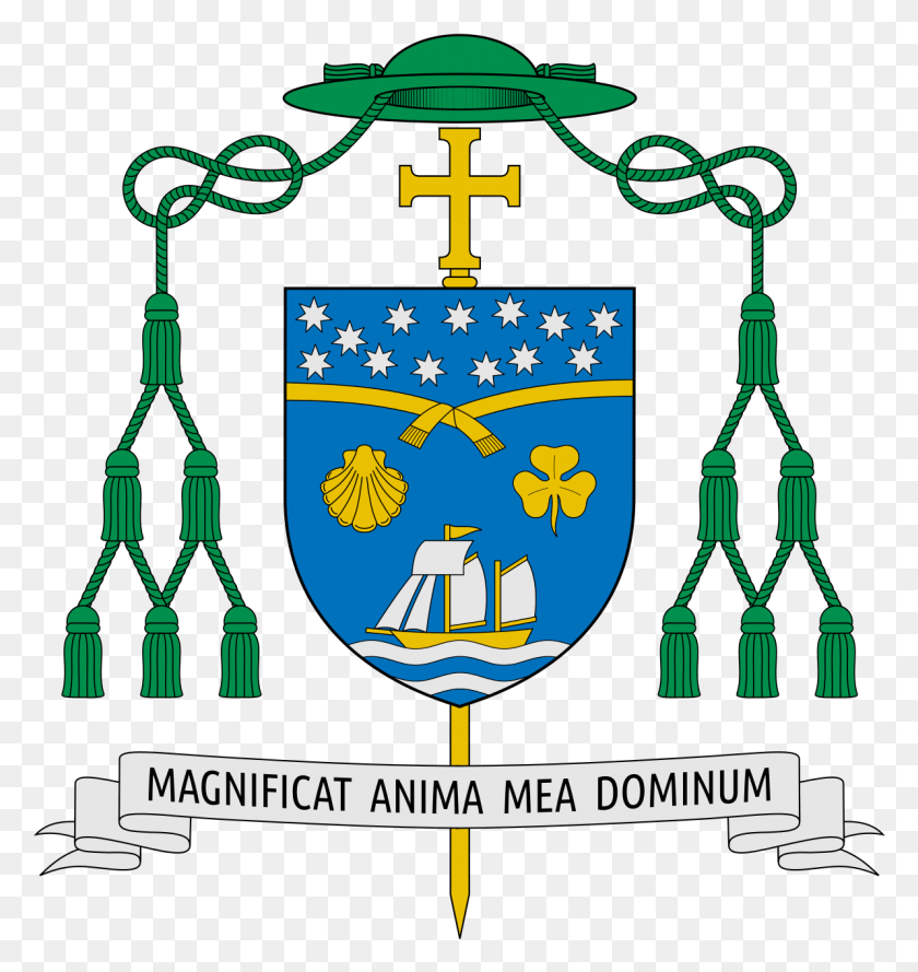 1193x1269 Robert Francis Hennessey Bishop Oscar Jaime Florencio Coat Of Arms, Architecture, Building, Text HD PNG Download