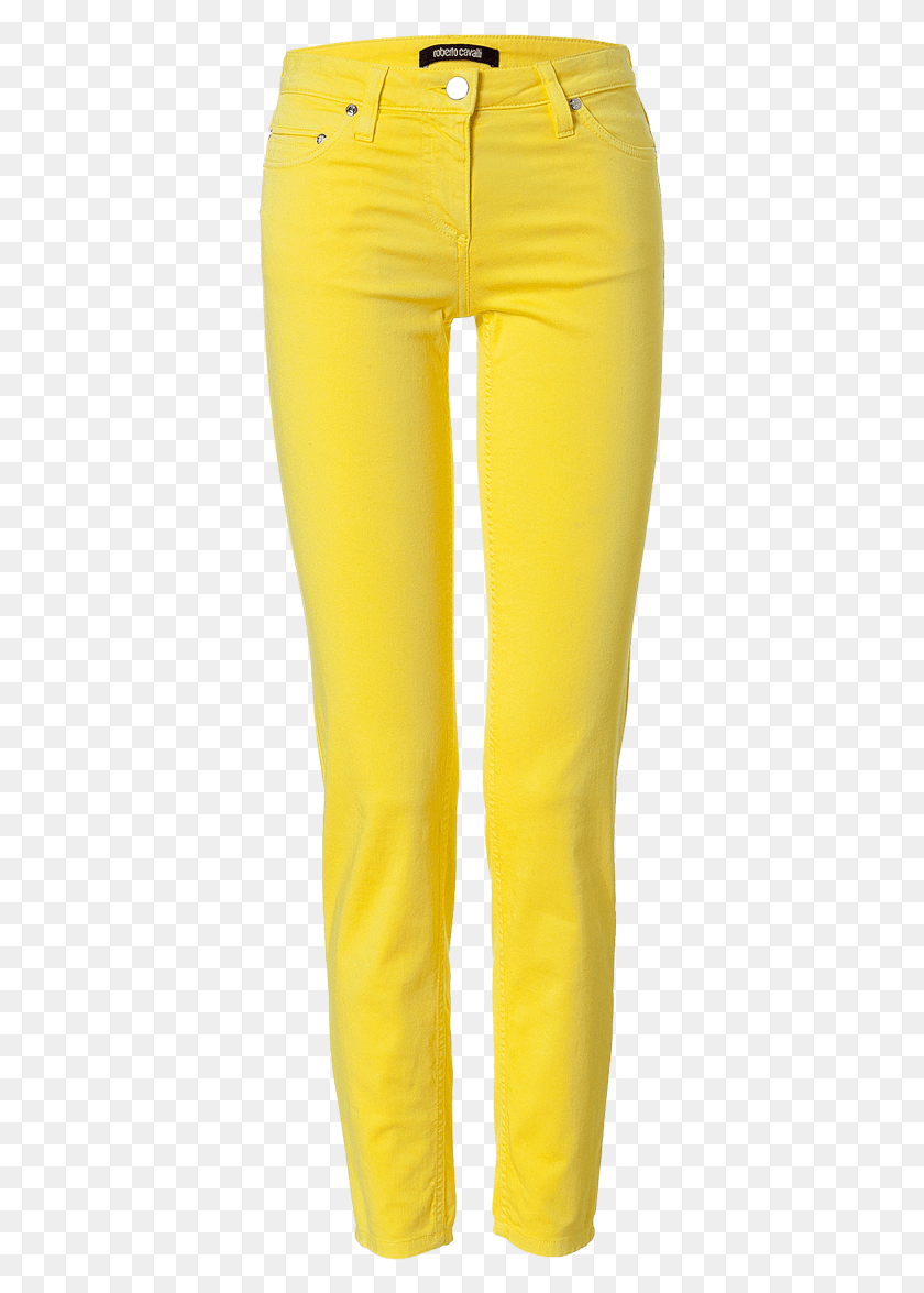 371x1115 Roberto Cavalli Sunshine Yellow Slim Jeans Yellow Jeans, Glass, Pants, Clothing HD PNG Download