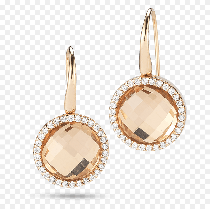 657x779 Roberto Coin Cocktail 18k Rose Gold Earrings With Rose Gold Earring, Accessories, Accessory, Jewelry HD PNG Download