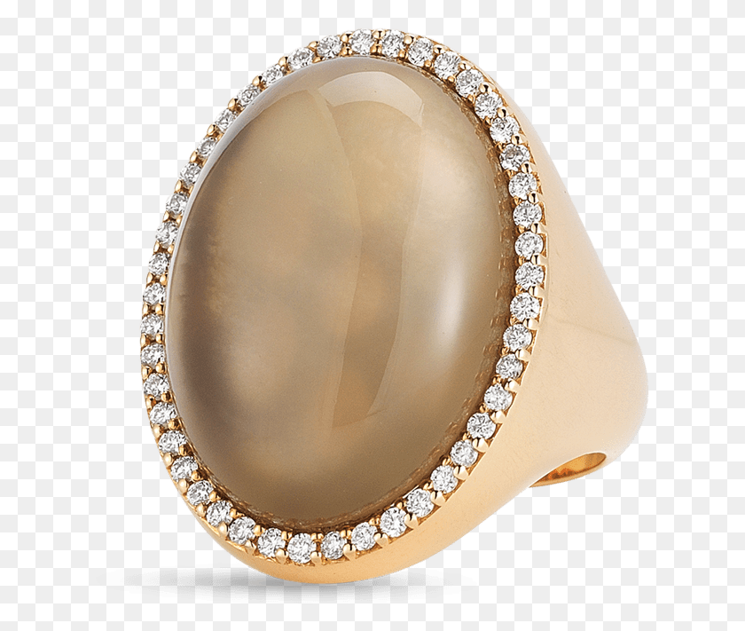 625x651 Descargar Pngroberto Coin Cóctel Anillo De Oro Rosa De 18K Con Anillo, Diamante, Piedra Preciosa, Joyería Hd Png