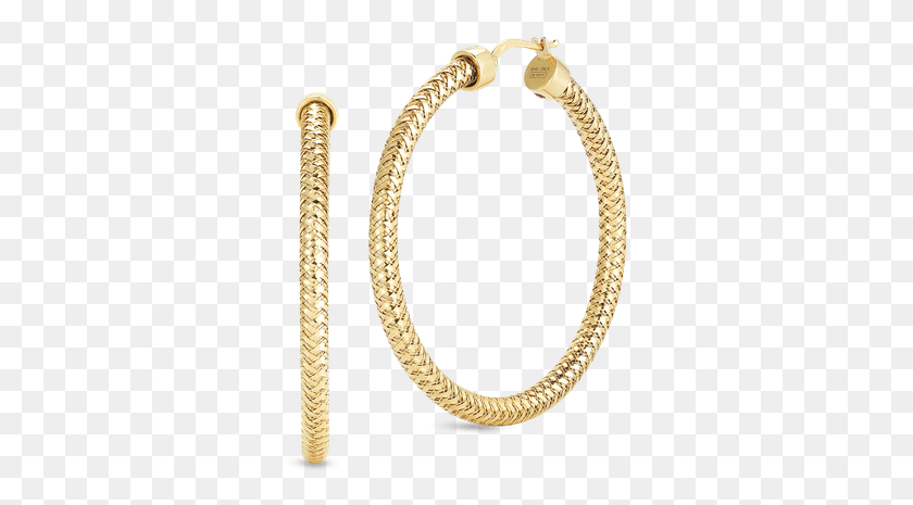 319x405 Roberto Coin Small Hoop Earrings Body Jewelry, Gold, Accessories, Accessory HD PNG Download