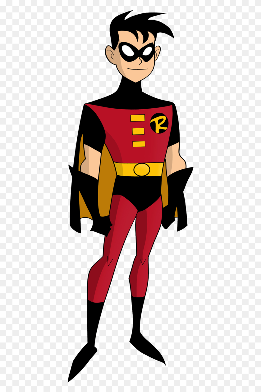 407x1199 Robin Clipart Superhero New Batman Adventures Robin, Clothing, Apparel, Person HD PNG Download