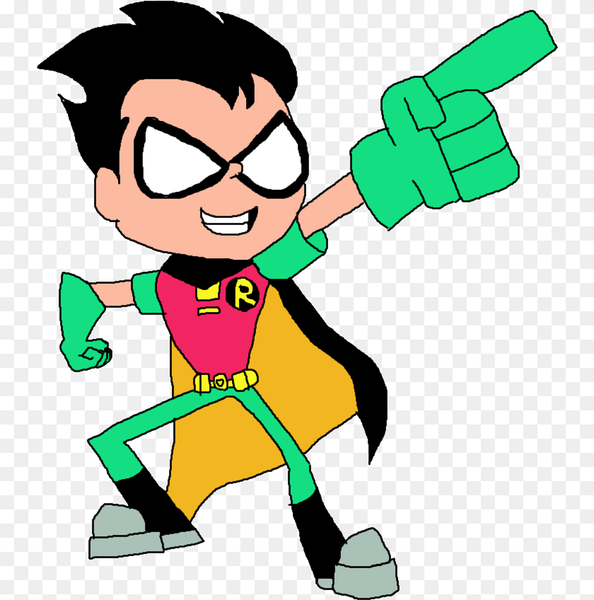 Robin From Teen Titans Go, Cleaning, Person, Baby, Cartoon Transparent PNG