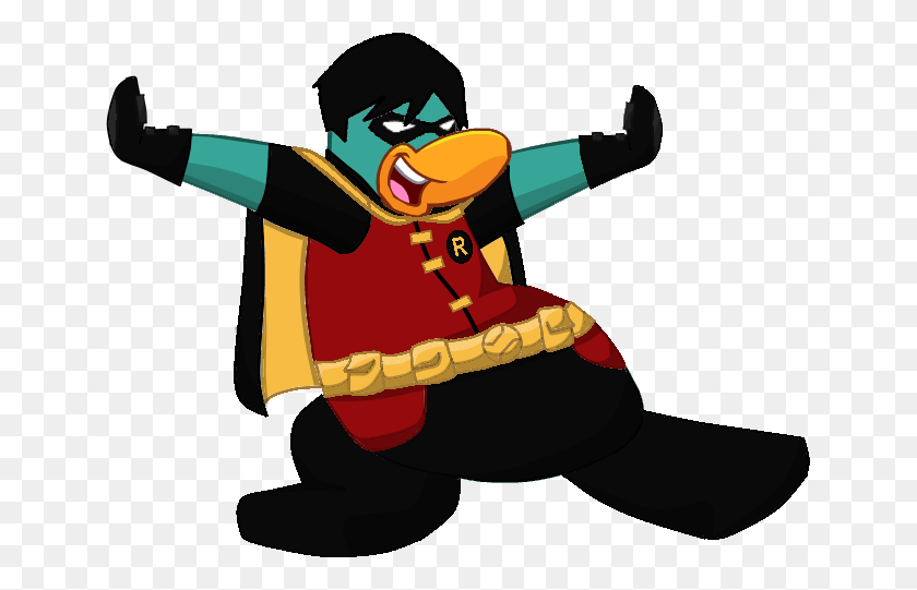 645x481 Robin Young Justice Club Penguin Png / Robin Young Justice Club Penguin Hd Png