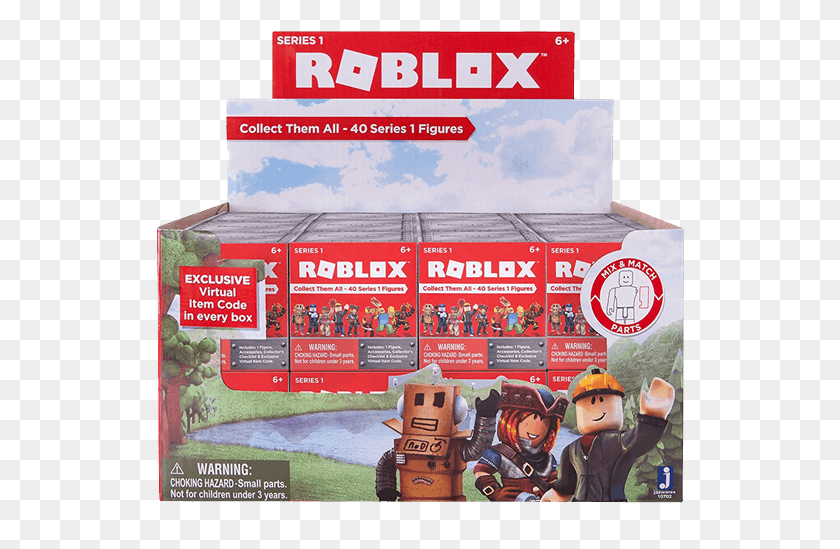 528x489 Roblox Blind Figure Assortment Roblox Toys Blind Box, Person, Human, Advertisement HD PNG Download