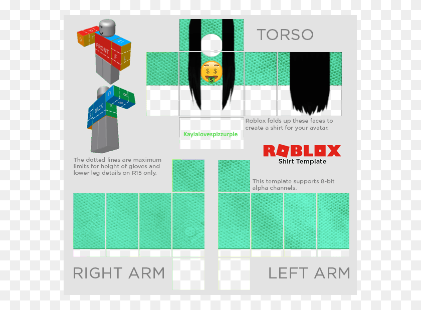 585x559 Roblox R15 Shirt Template Transparent Roblox Shirt Template 2018, Flyer, Poster, Paper HD PNG Download