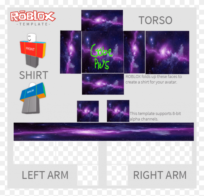 1024x978 Roblox Sticker Roblox Shirt Template Gucci, Purple, Text, Light HD PNG Download