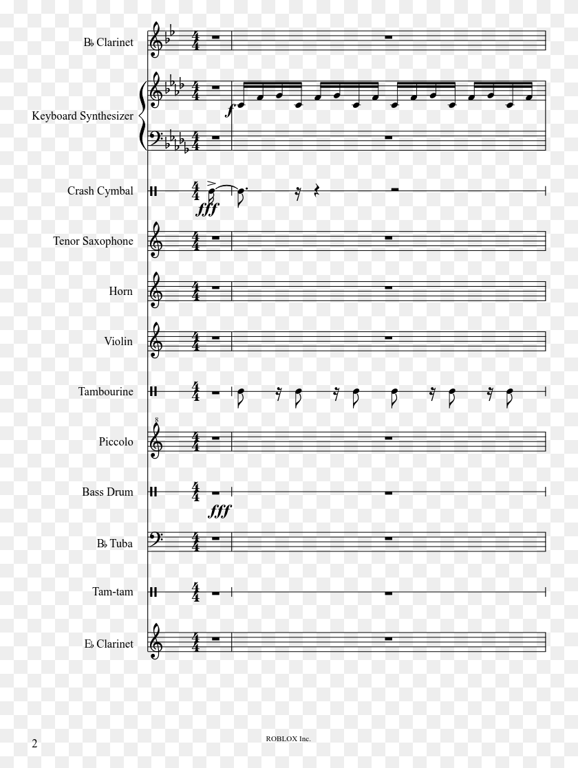 749x1057 Roblox Theme Song Sheet Music Composed By Roblox 2 Roblox Songs Piano Sheets, Gray, World Of Warcraft HD PNG Download