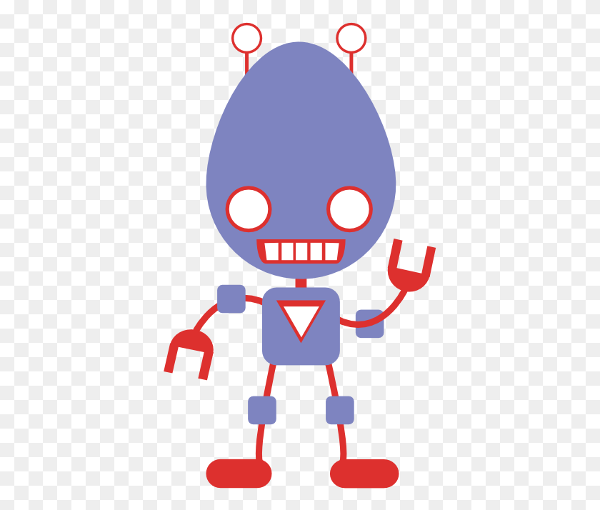 383x654 Robo 4 Geometry 555Px Clip Art, Robot Hd Png