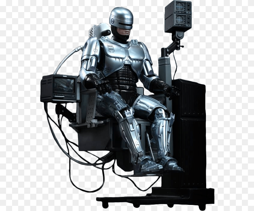 577x697 Robocop, Adult, Male, Man, Person Sticker PNG