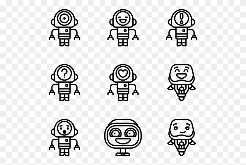 509x505 Robot Avatars Simbolo Per Educazione Fisica, Gray, World Of Warcraft HD PNG Download