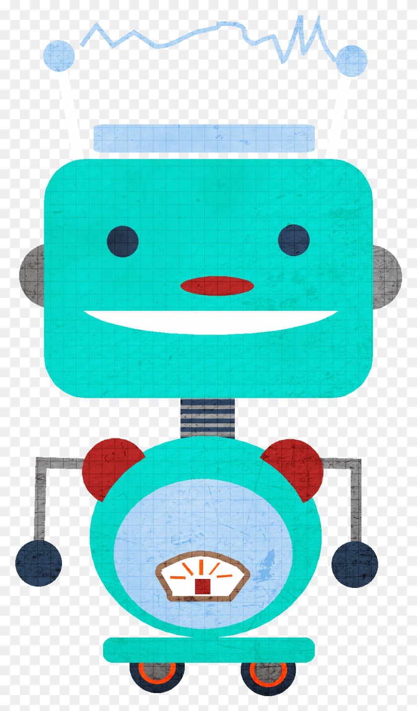 905x1593 Descargar Png Robot Clipart Pebble Painting Cute Cartoon Robots Clip Art, Juego, Texto, Rompecabezas Hd Png