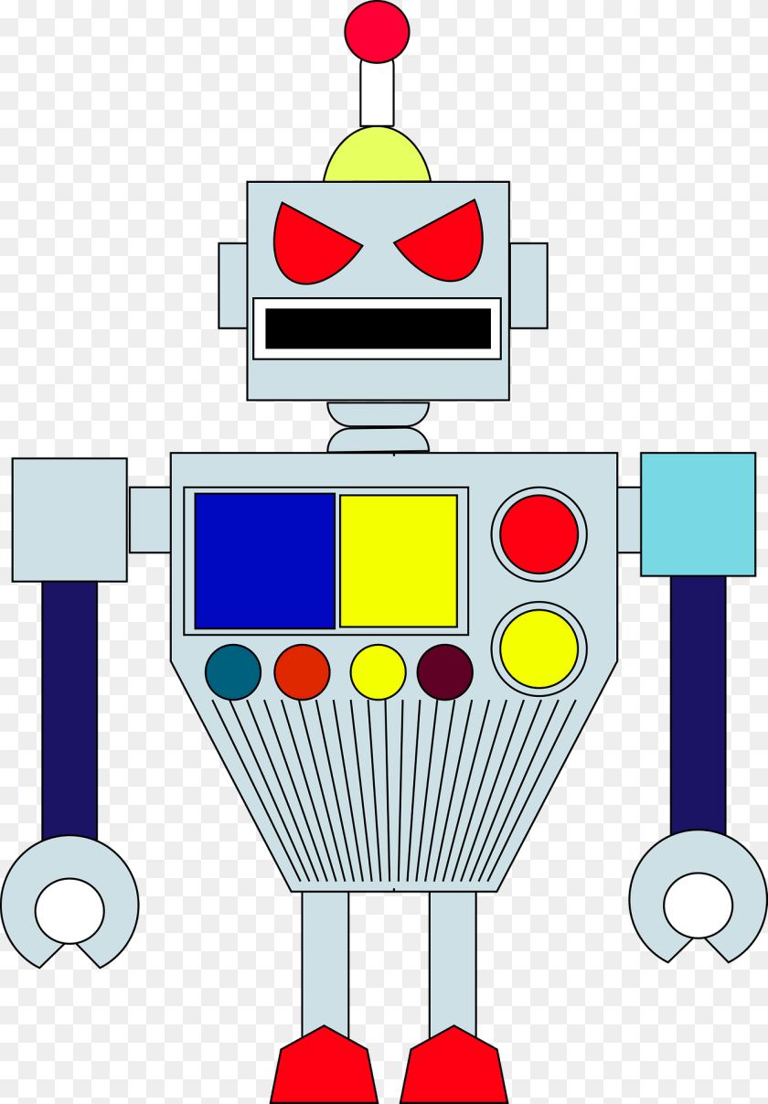 1336x1920 Robot Gray Face And Body Clipart Transparent PNG