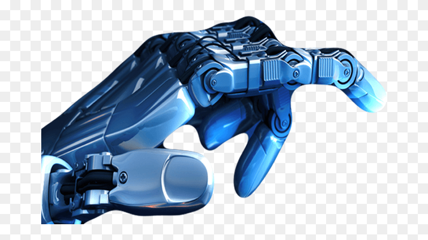 682x411 Robot Hand Revolver, Gun, Weapon, Weaponry HD PNG Download