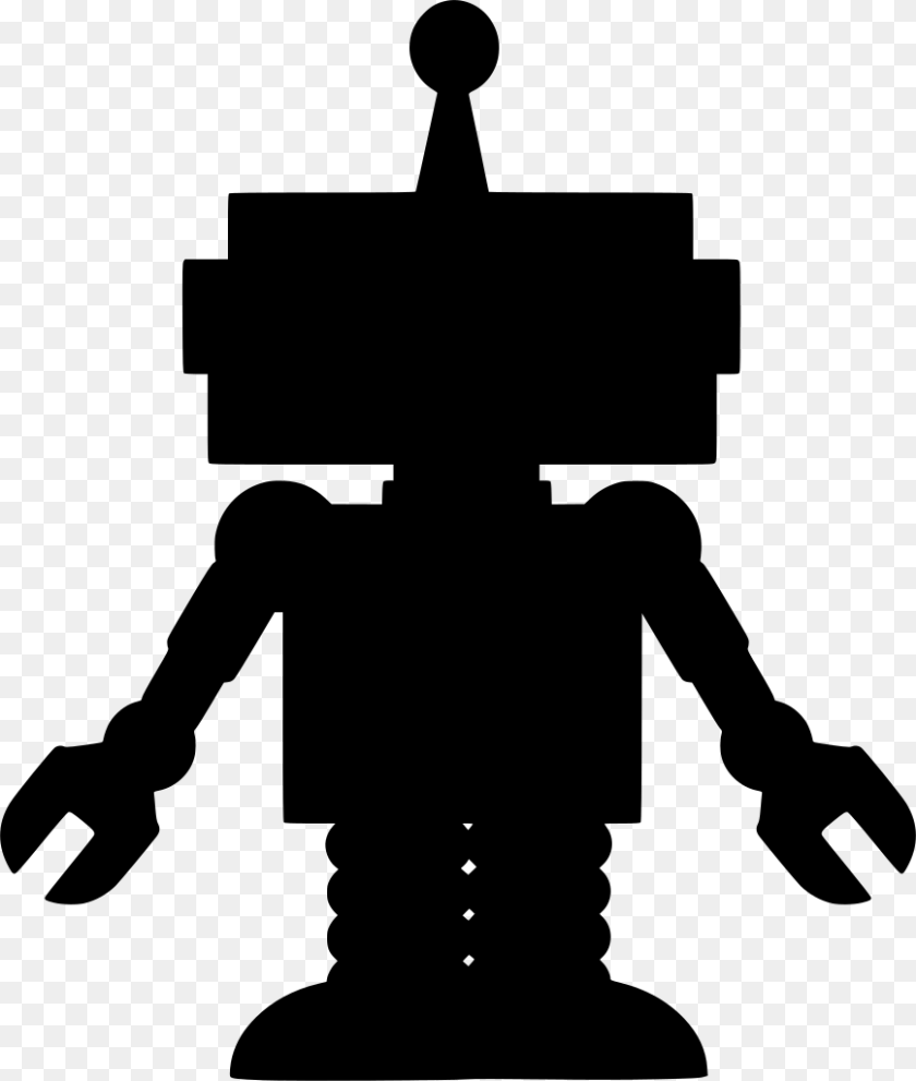 Robot Illustrator, Gray Clipart PNG