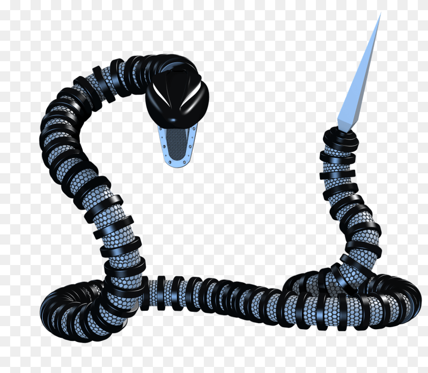 1280x1115 Robot Snake, Accessories, Jewelry, Necklace, Bead PNG