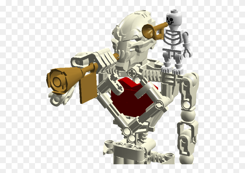 526x534 Descargar Png Robot Tecnología Máquina Cráneo Trompeta Png