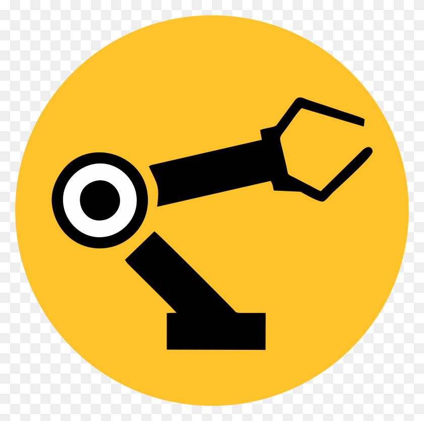 2171x2155 Robotics Icon Robot Arm Icon, Key, Symbol, Number HD PNG Download