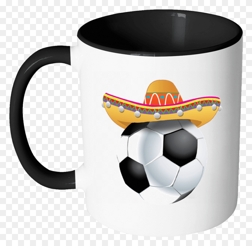 909x886 Robustcreative Funny Soccer Ball Mexican Sport Club Deportivo Rabe Unido, Coffee Cup, Cup, Team Sport HD PNG Download