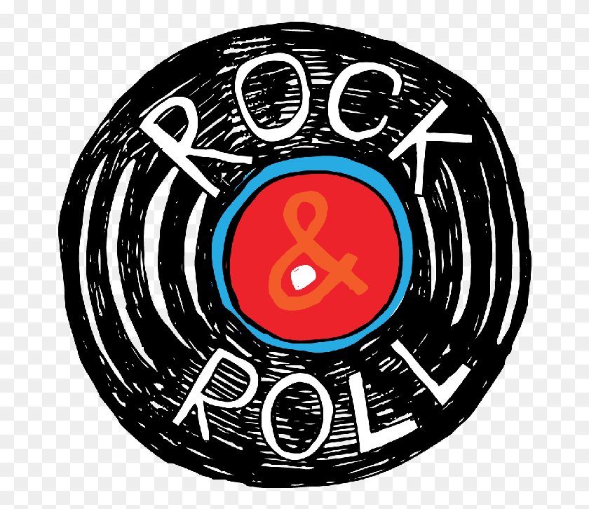 676x666 Descargar Png Rock And Roll Rock N Roll Musica, Etiqueta, Texto, Logo Hd Png