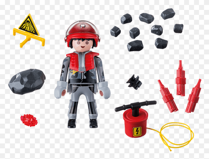 785x587 Rock Blaster With Rubble Playmobil, Robot, Person, Human HD PNG Download