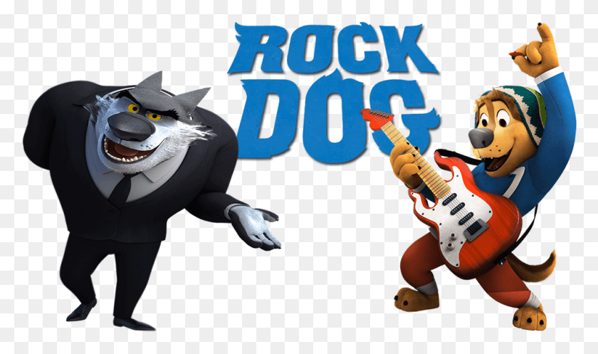 989x555 Rock Dog Image Cartoon, Guitar, Leisure Activities, Musical Instrument Descargar Hd Png