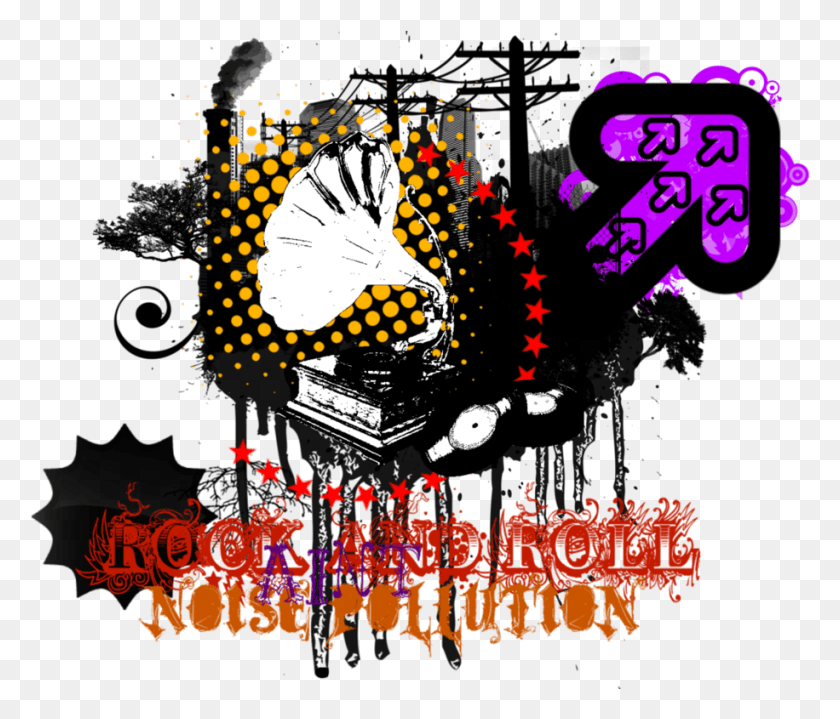 916x775 Descargar Png Rock In Roll, Gráficos, Texto Hd Png