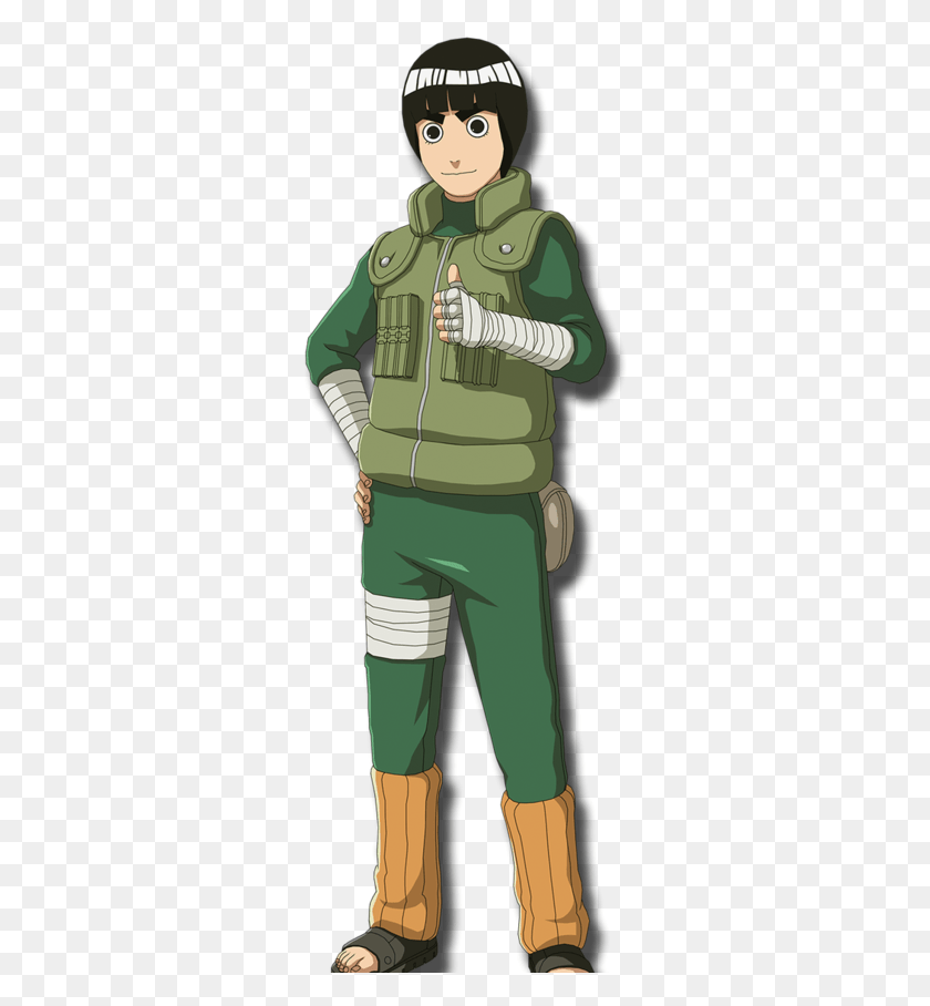 294x848 Rock Lee Render, Clothing, Apparel, Person HD PNG Download
