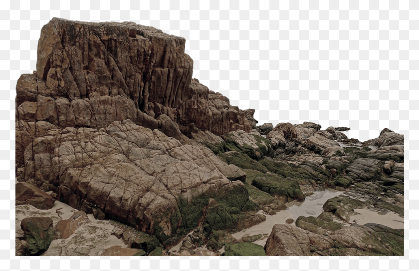 961x596 Descargar Png Roca Musgo Ranuras De Agua Estructura Piedra Roca Aislada, Naturaleza, Al Aire Libre, Acantilado Hd Png