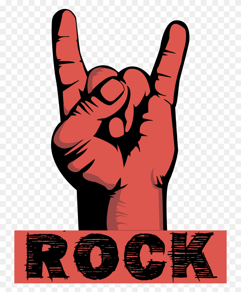 741x956 Rock Music Classic Sign Of The Bar Tune Up Turn Loud Rock, Hand, Poster, Advertisement HD PNG Download