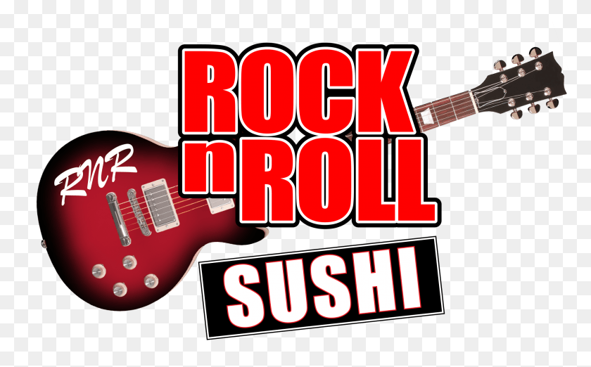 2101x1245 Descargar Png Rock N Roll Sushi Logo, Guitarra, Actividades De Ocio, Instrumento Musical Hd Png