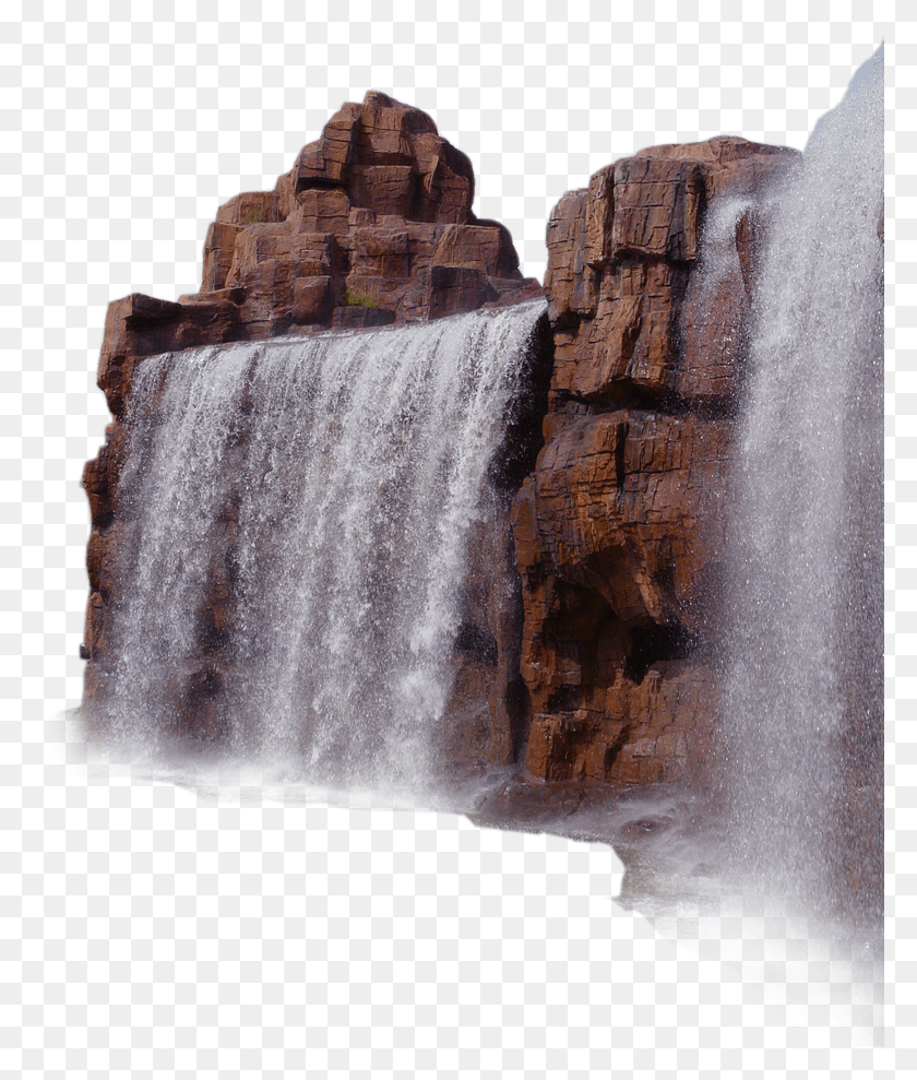 1566x1867 Rock Waterfall Water Water Resources Volcanic Rock HD PNG Download