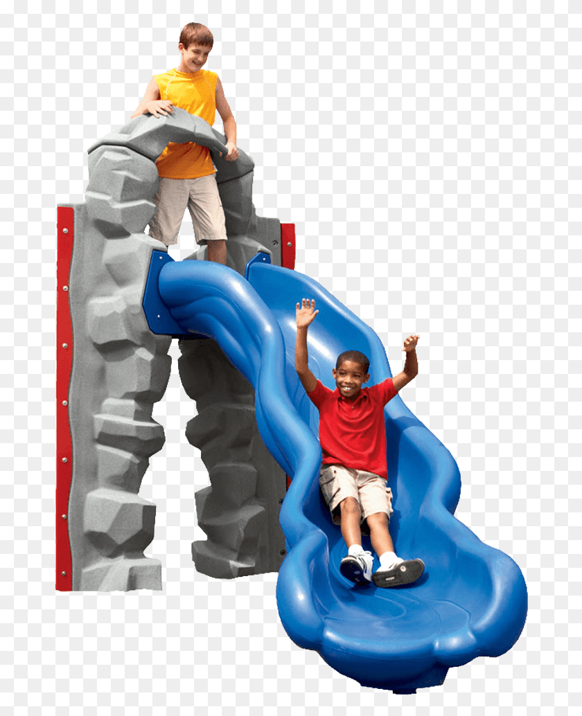 688x974 Rockblocks Zigzag Slide View Предыдущий Кусок Дети Play Slide, Человек, Человек, Игрушка Png Скачать