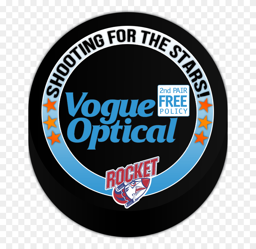 655x759 Rocket Announce Vogue Optical Shooting For The Stars Charlottetown Islanders, Label, Text, Sticker HD PNG Download